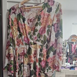 Floral V-Neck Dress